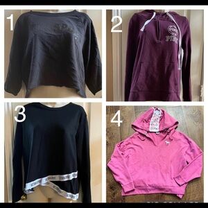 PINK by Victoria’s Secret/ Victoria sport bundle lot Sz medium hoodie